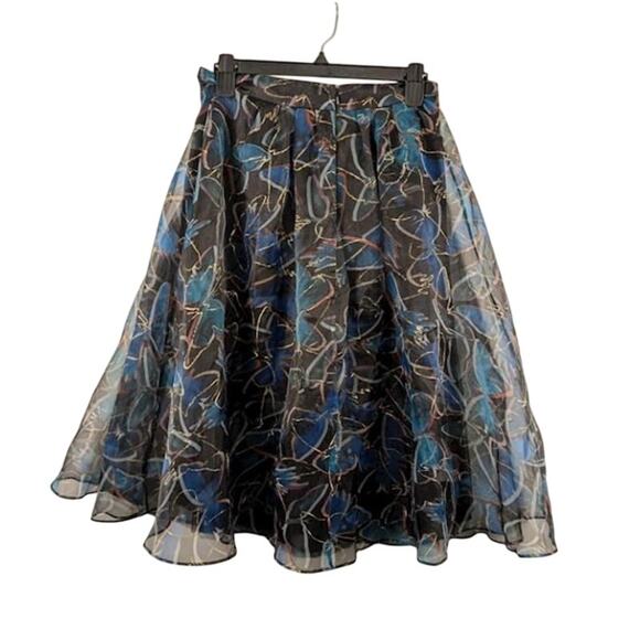 Anthropologie Butterfly Mesh Skirt – Moulinette Soeurs Size 6 - Picture 4 of 5